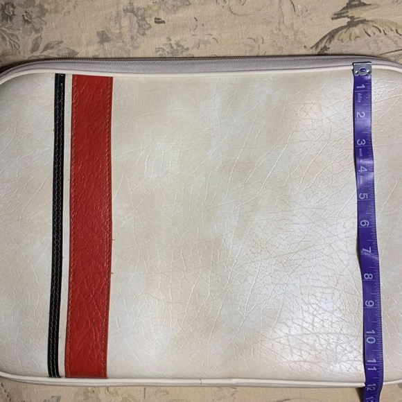 Vintage vinyl zippered portfolio - Picture 9 of 11
